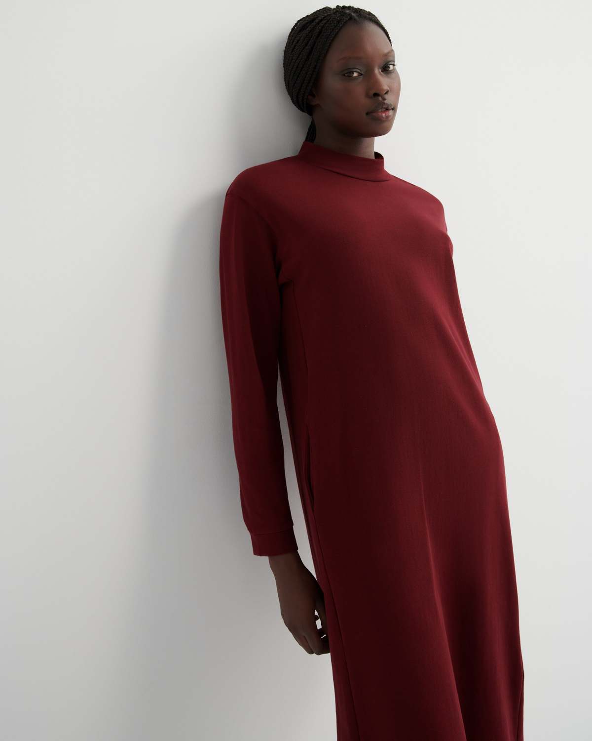 Kowtow Reflect Dress - Maroon - Image 3 of 5