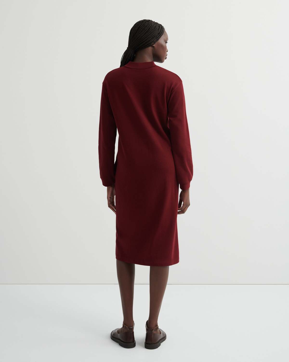 Kowtow Reflect Dress - Maroon - Image 5 of 5