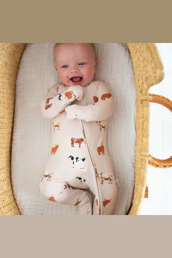 KIDS Bug + Bean Bamboo Convertible Zip Romper