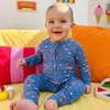 KIDS Bug + Bean Bamboo Small Rib Zip Romper - Thumbnail 1