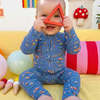 KIDS Bug + Bean Bamboo Small Rib Zip Romper - Thumbnail 2