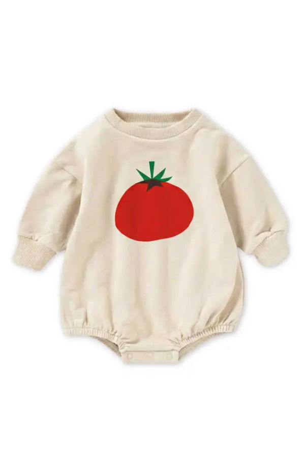 KIDS Bug + Bean Organic Cotton French Terry Bubble Romper