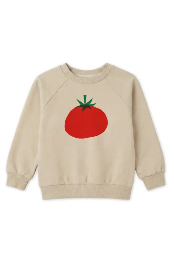 KIDS Bug + Bean Organic Cotton Tomato Sweatshirt