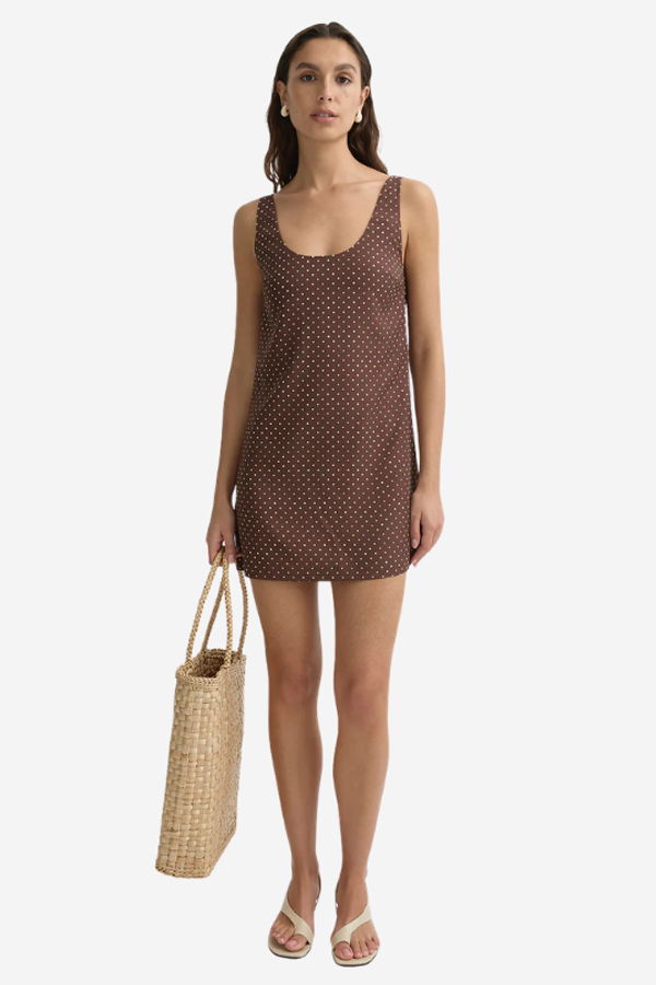 Posse Evie Mini Dress - Chocolate Vanilla