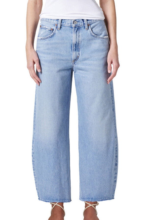 AGOLDE Low Curve Fray in Force Jeans