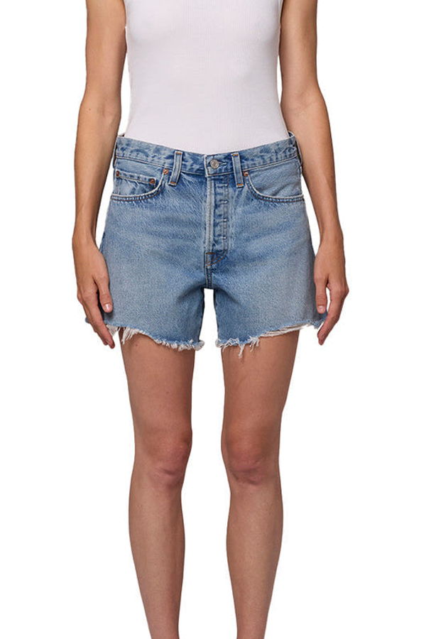 AGOLDE Parker Long Short: Loose Fit Vintage Short