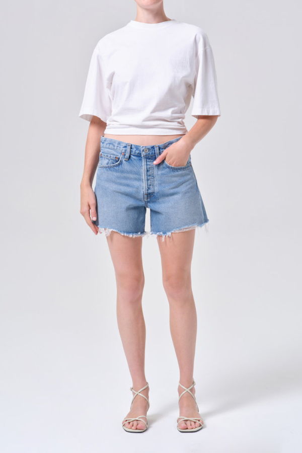 AGOLDE Parker Long Short: Loose Fit Vintage Short