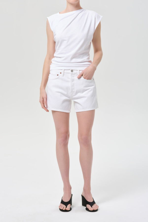 AGOLDE Parker Long Short: Loose Fit Vintage Short