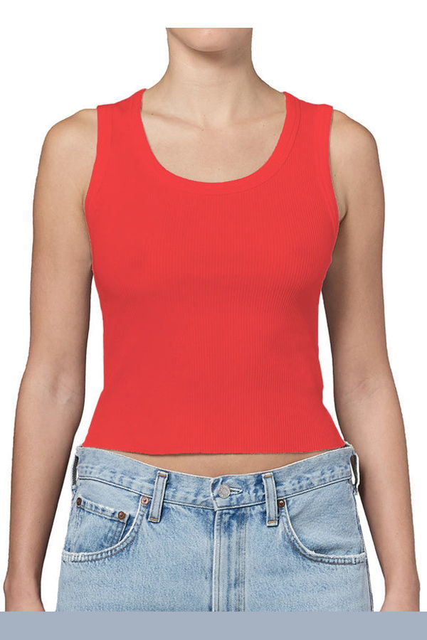 AGOLDE Shrunken Poppy Tank