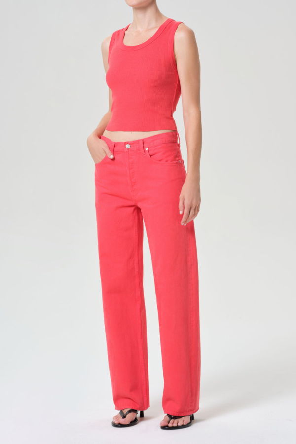 AGOLDE Shrunken Poppy Tank