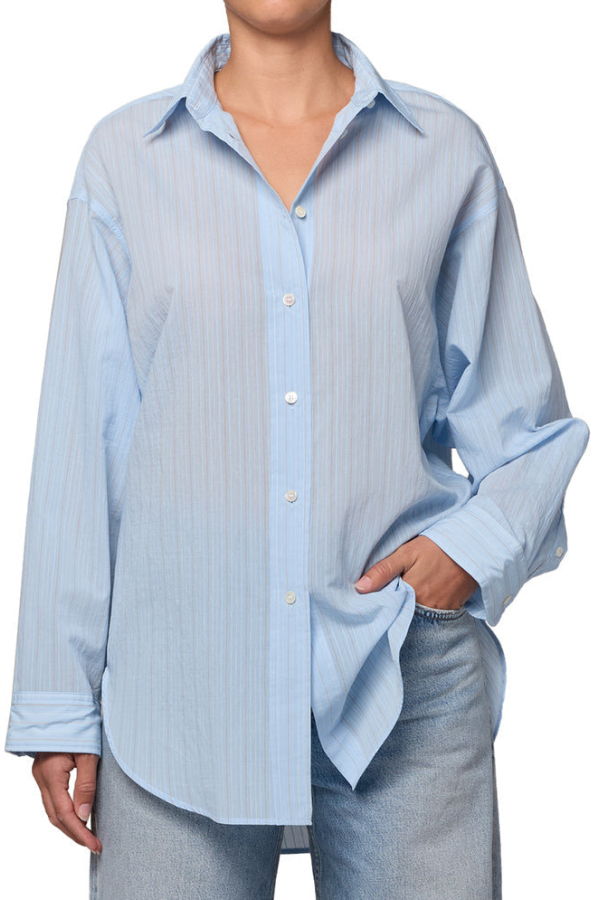 AGOLDE Sona Shirt - Powder Blue