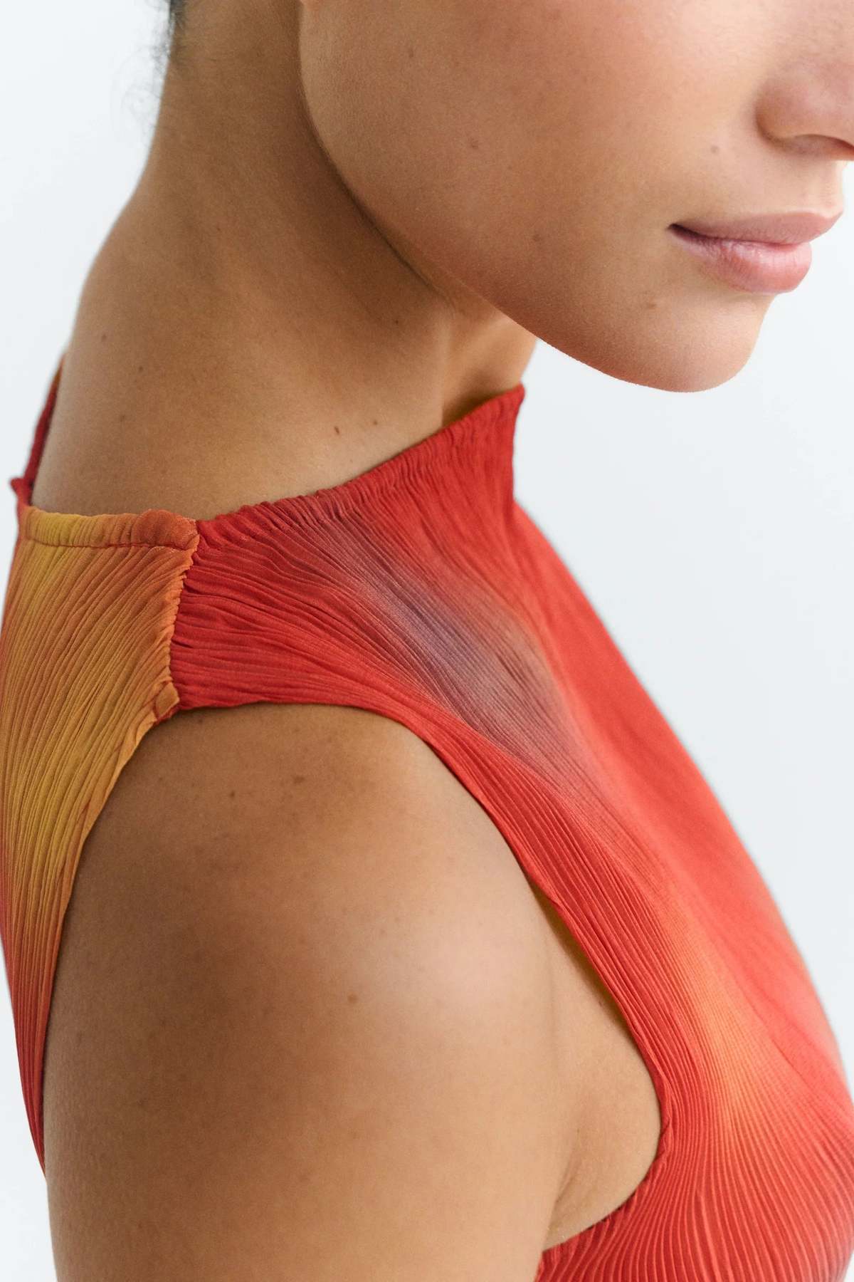 Thinking MU Flowers Pleated Dora Top - Multicolor - Image 4 of 5