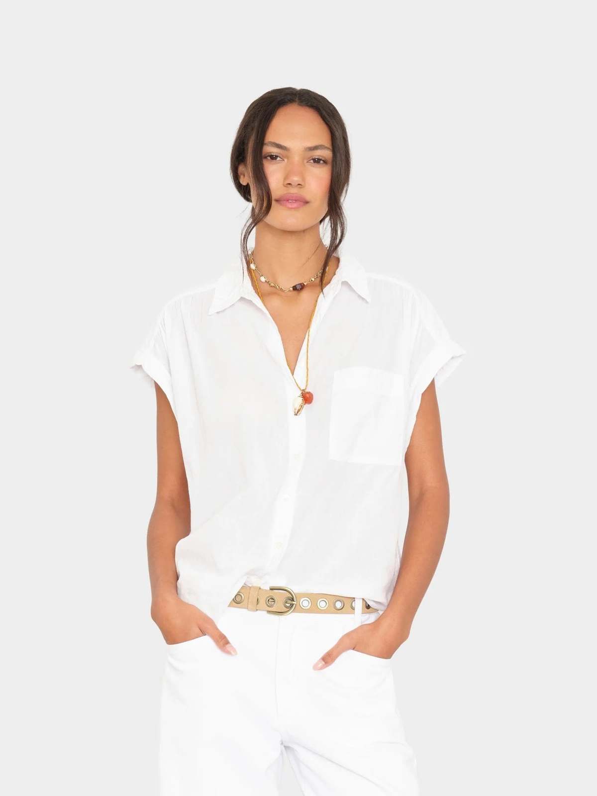 Xirena Lexi Shirt - White - Image 4 of 4