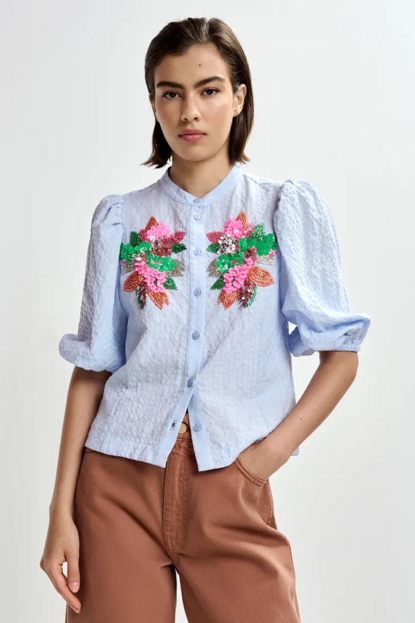 Essentiel Antwerp Jaiden Embellished Blouse