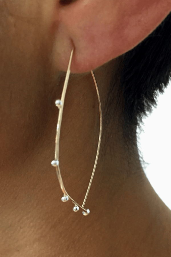 Yedomi Large Bulb Hoops Earrings