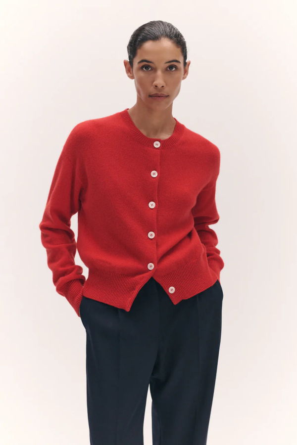 &Daughter Ada Crewneck Cardigan