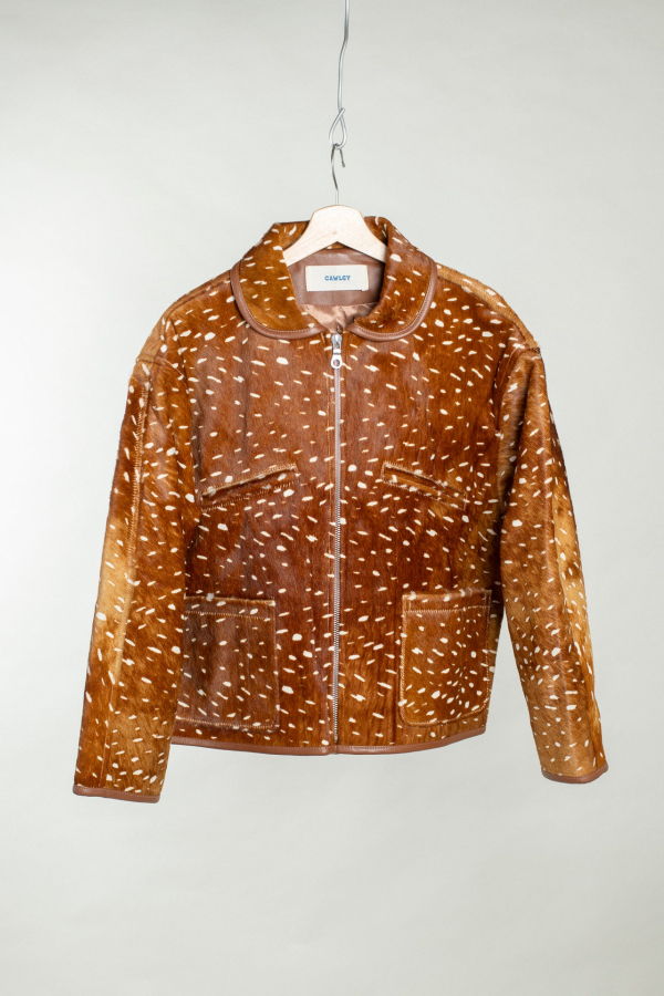 CAWLEY STUDIO Deer Print Flying Jacket - Deer