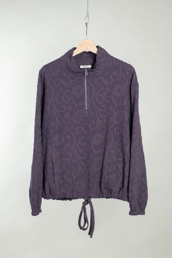 CAWLEY STUDIO Miles Pullover Jacket - Aubergine