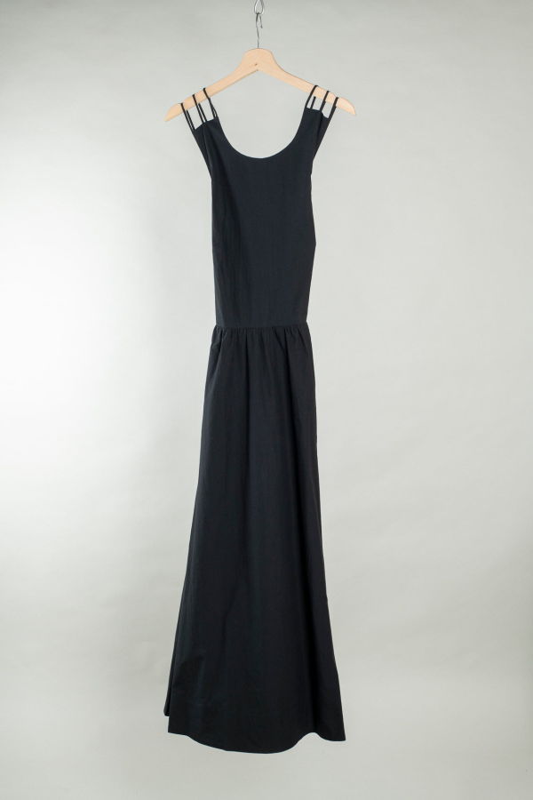 CAWLEY STUDIO Sofia Japanese Cotton Dress - Black