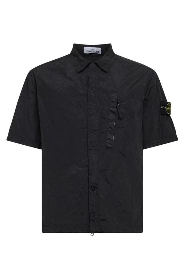 Stone Island Short Shirt - Black