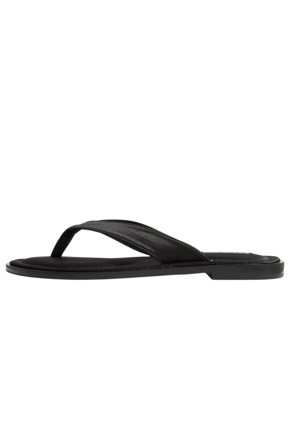 A.Emery Morgan Satin Flip Flops