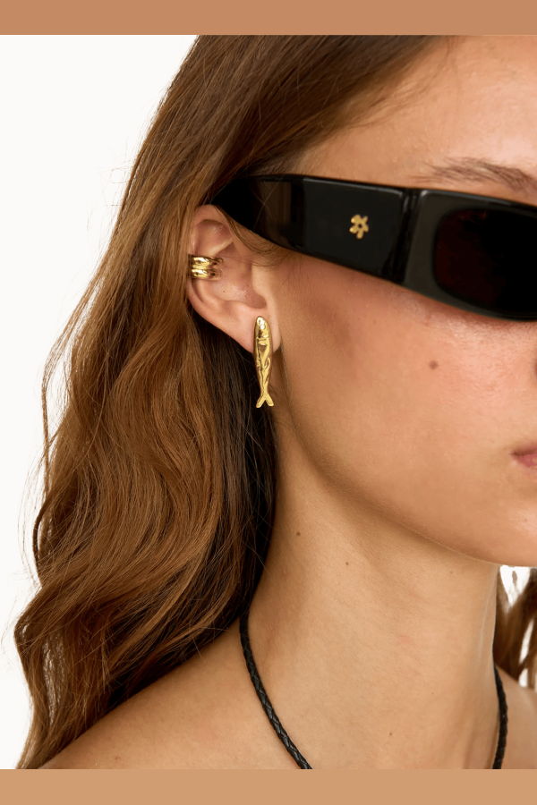 Éliou Sardine and Fishbone Earrings