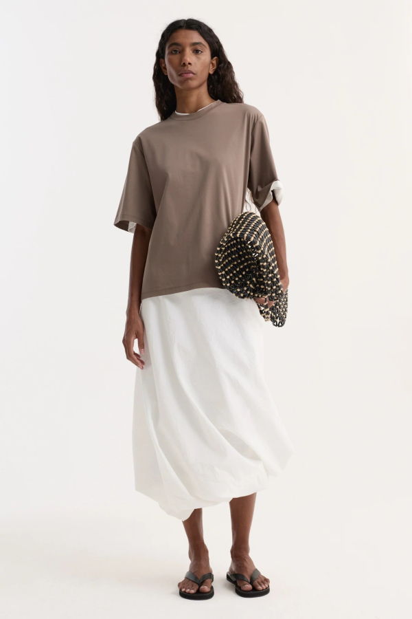 Róhe Oversized Cotton Silk T-Shirt