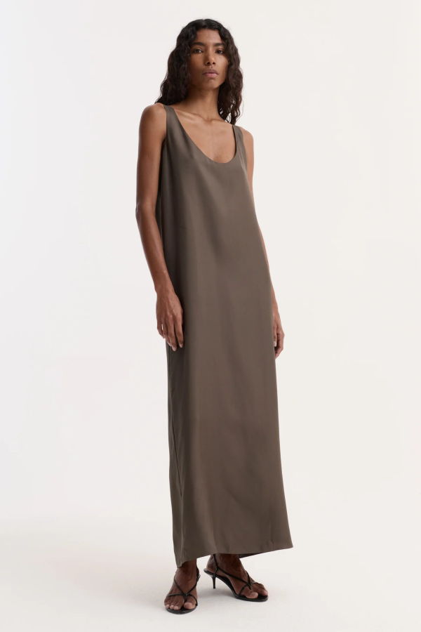 Róhe Silk Scoop Neck Dress