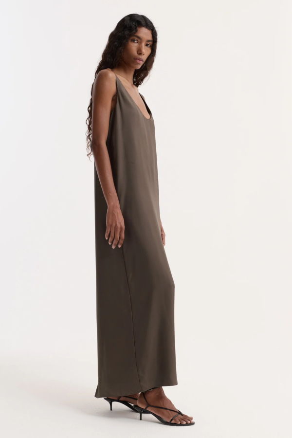 Róhe Silk Scoop Neck Dress