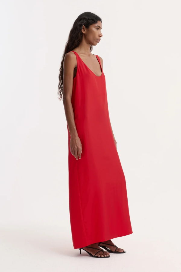 Róhe Silk Scoop Neck Dress