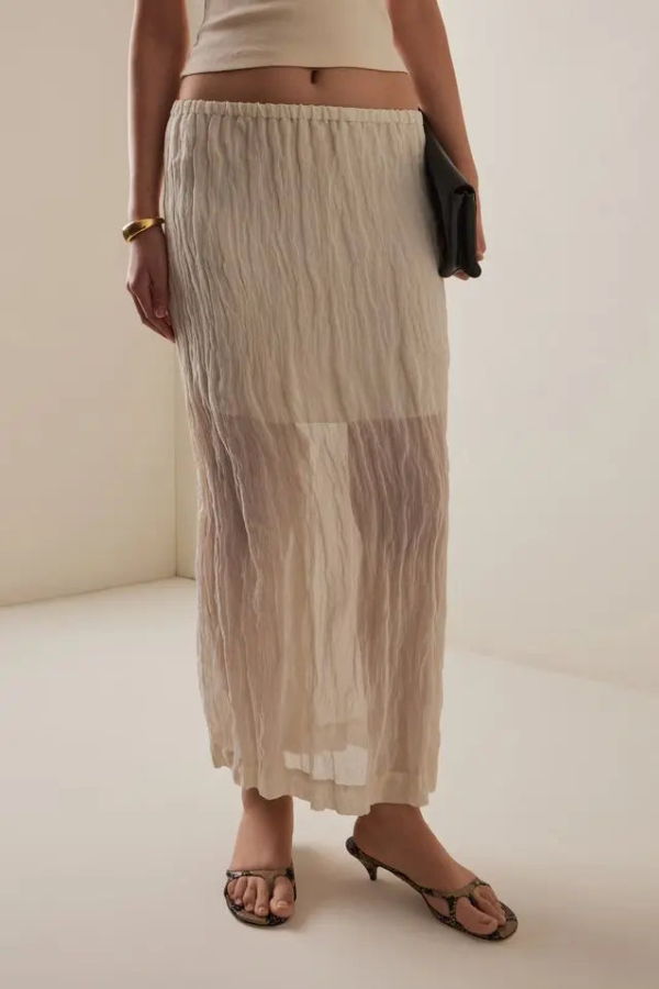 Róhe Textured Tube Skirt