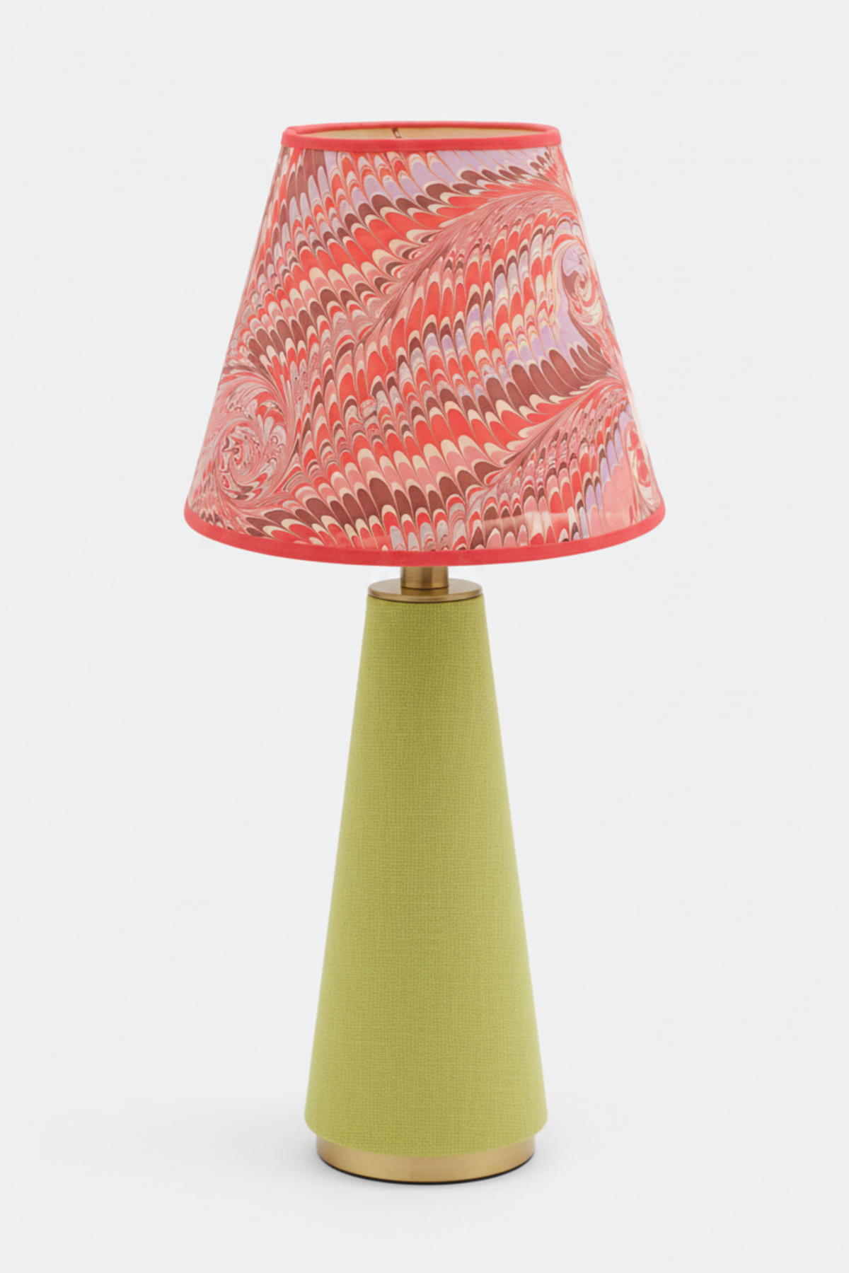 Inner Child 10" Empire Hand-Marbled Lampshade - Image 7 of 32