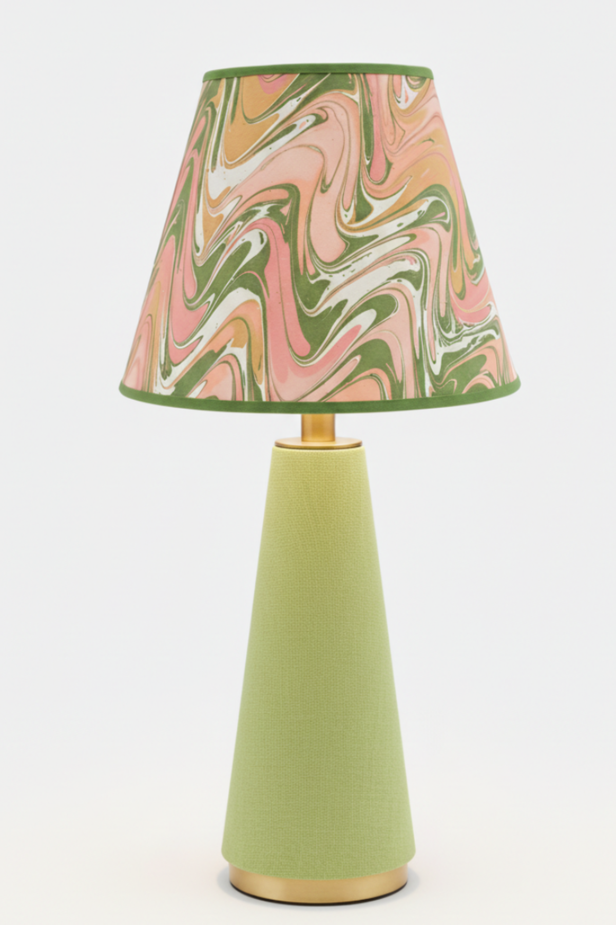 Inner Child 10" Empire Hand-Marbled Lampshade - Image 14 of 32