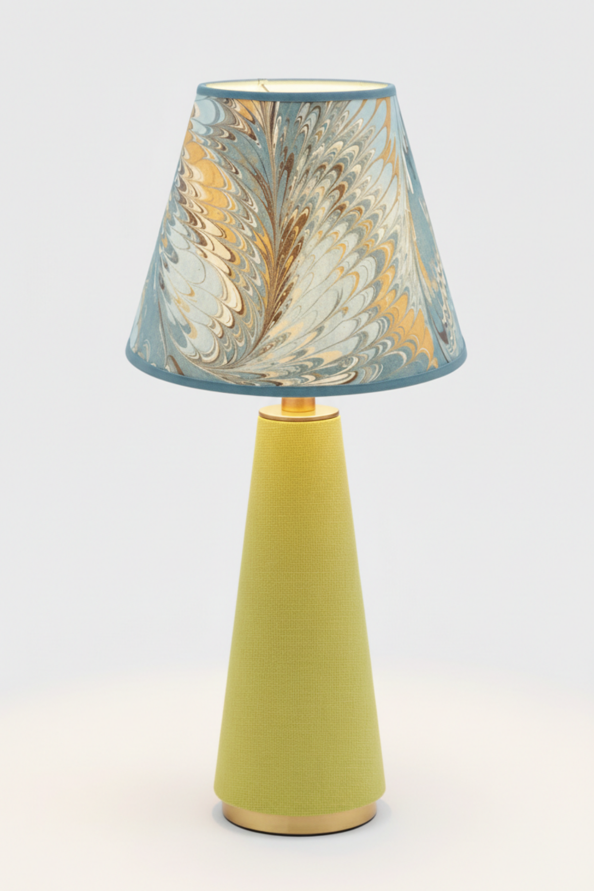 Inner Child 10" Empire Hand-Marbled Lampshade - Image 18 of 32