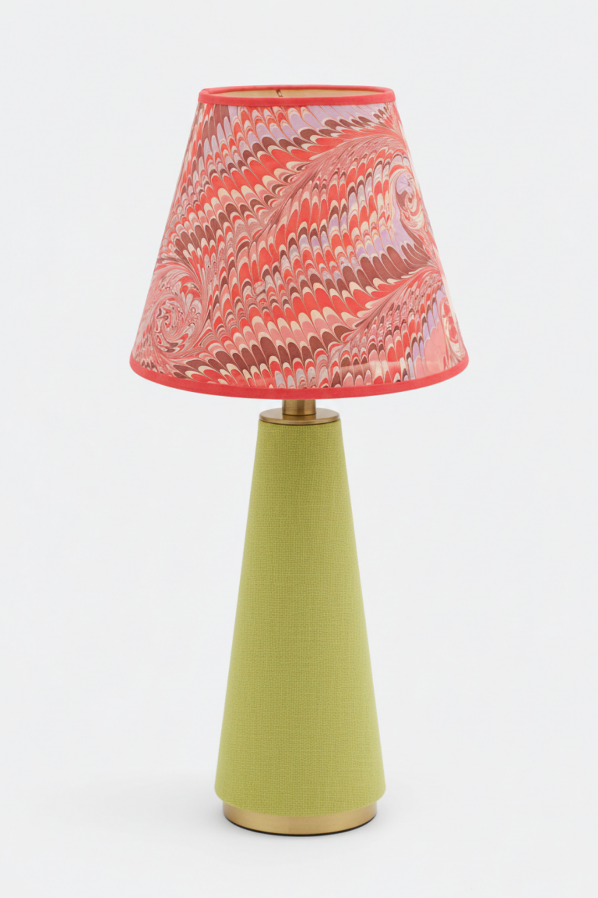Inner Child 10" Empire Hand-Marbled Lampshade - Image 21 of 32