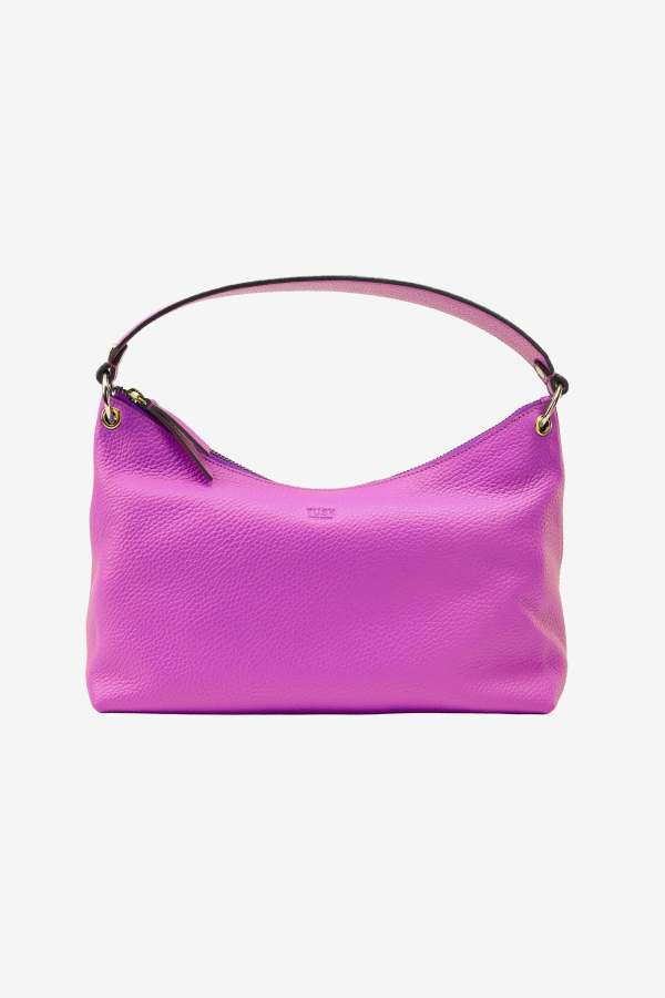 Tusk Ascot Indu Top Zip Hobo - Magenta