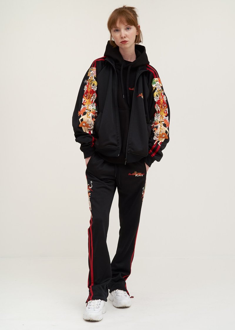 Doublet Chaos Embroidery Hoodie - black | Garmentory