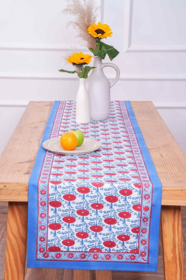 Inner Child Araminta Blockprint Table Runner