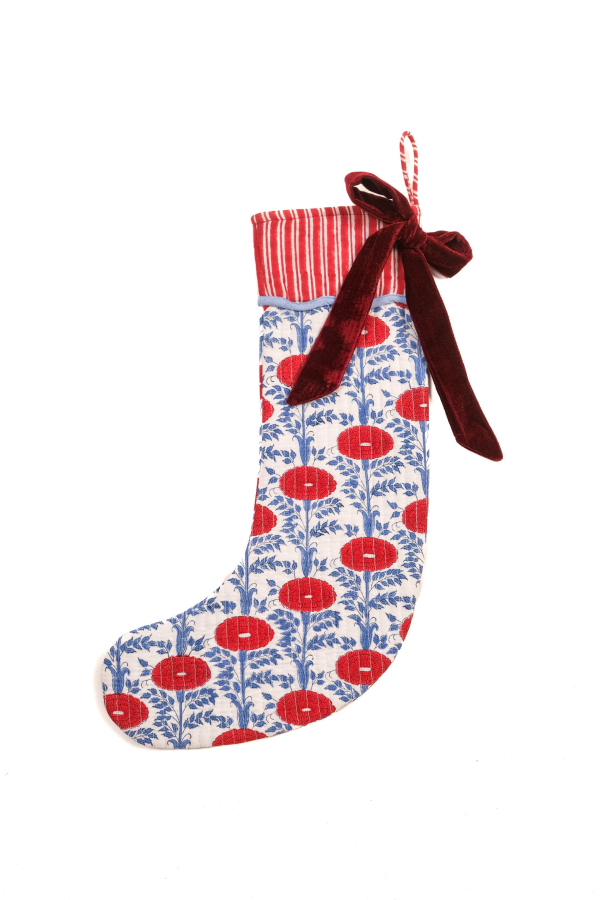 Inner Child Araminta Blockprint Stocking