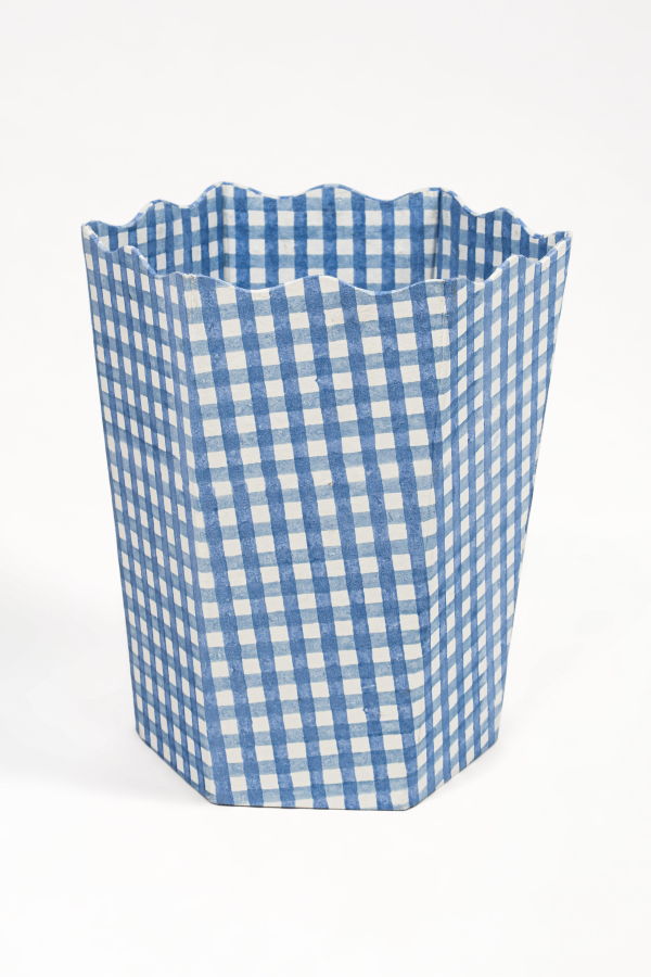 Inner Child Blockprint Waste Bin / Storage Bin