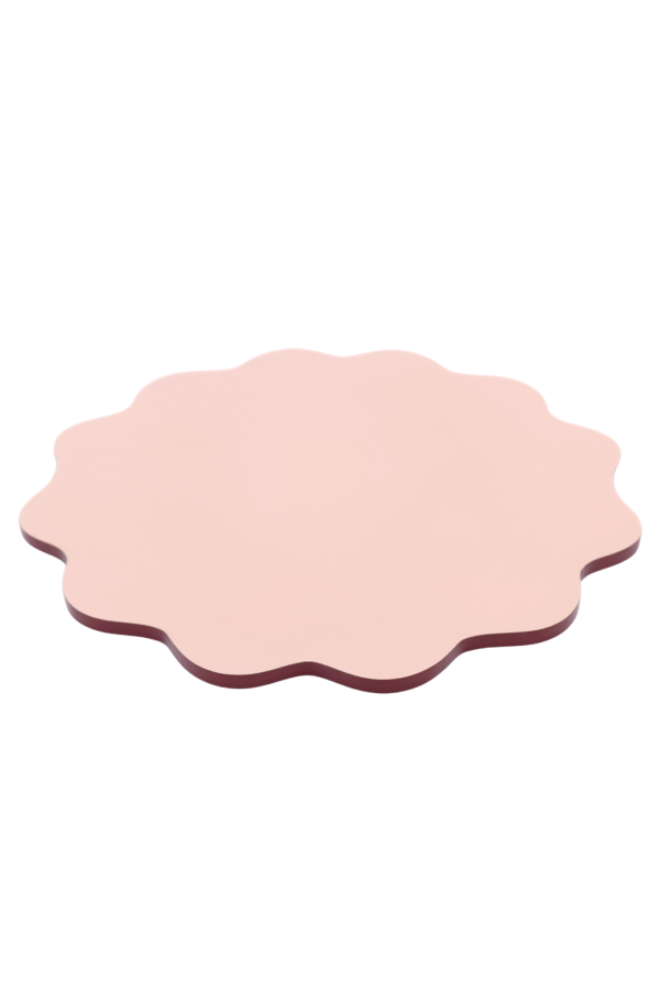 Inner Child Scalloped Lacquerware Placemat Set