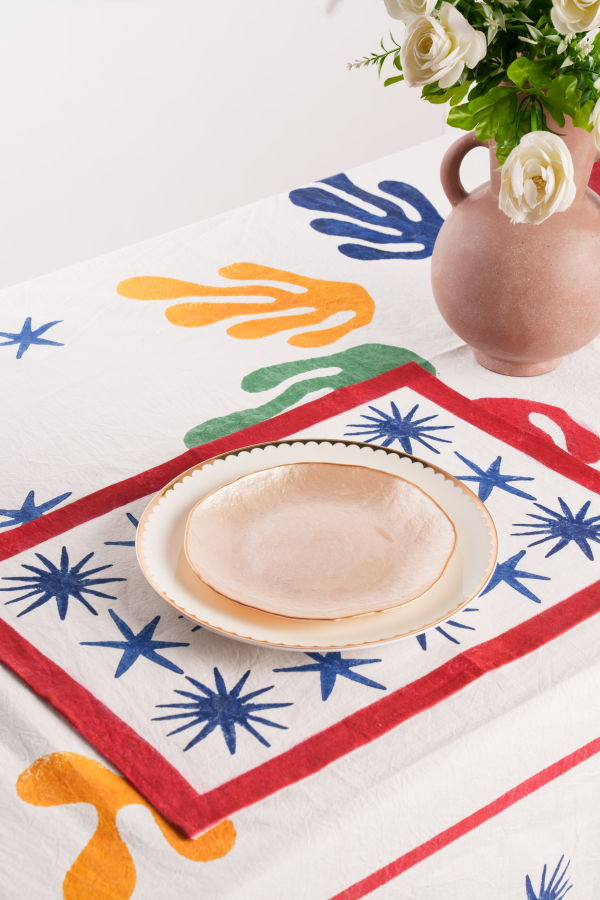 Inner Child Celestial Matisse Blockprint Placemat