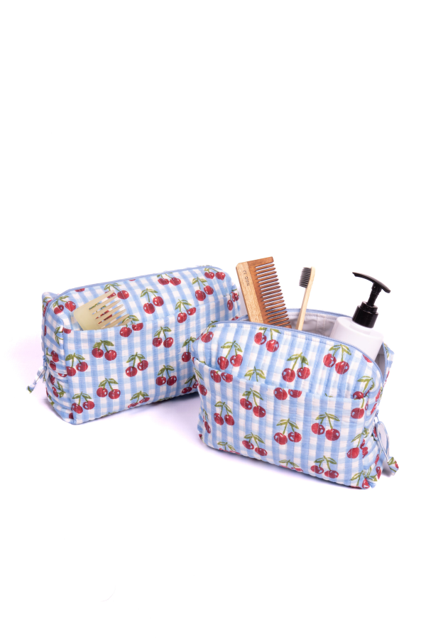 Inner Child Cherry Makeup Bag