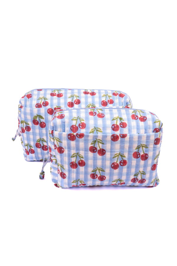 Inner Child Cherry Makeup Bag