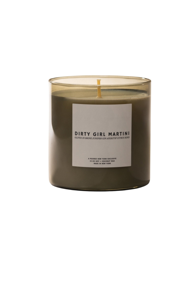 Poured New York Dirty Girl Martini Candle