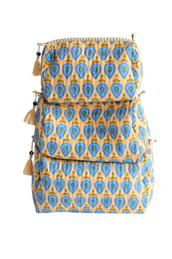 Inner Child Evil Eye Charm Toiletry Bag