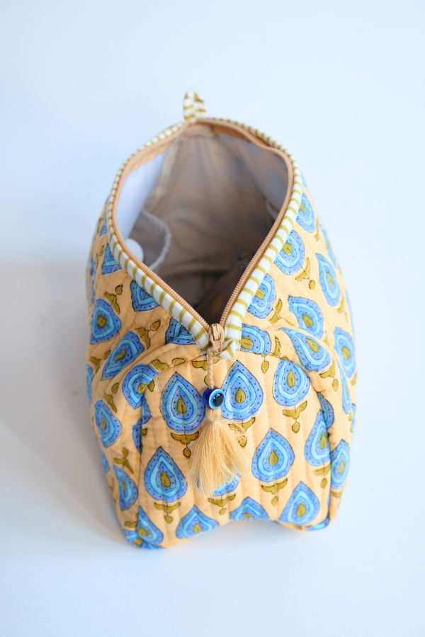 Inner Child Evil Eye Charm Toiletry Bag