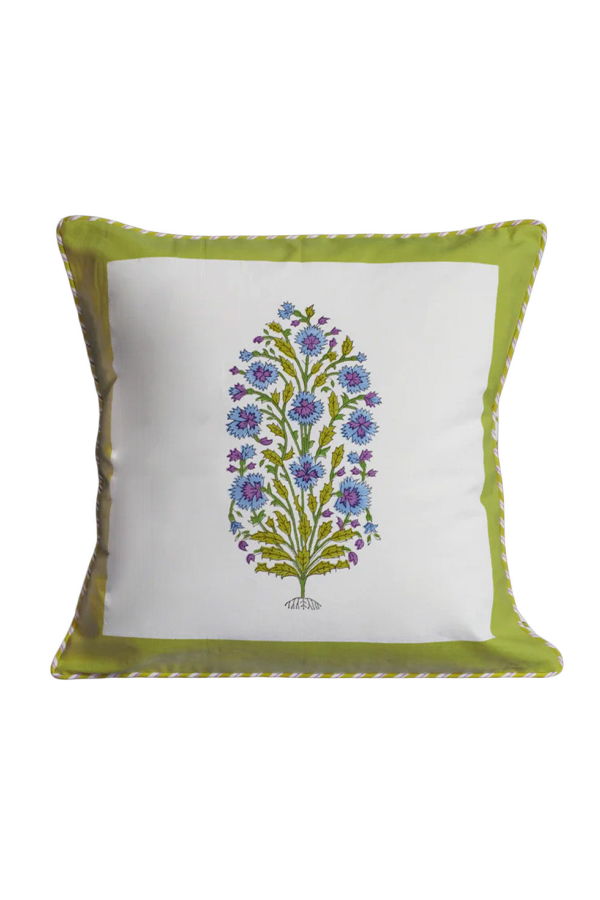Inner Child Botanical Study Blockprint Pillow