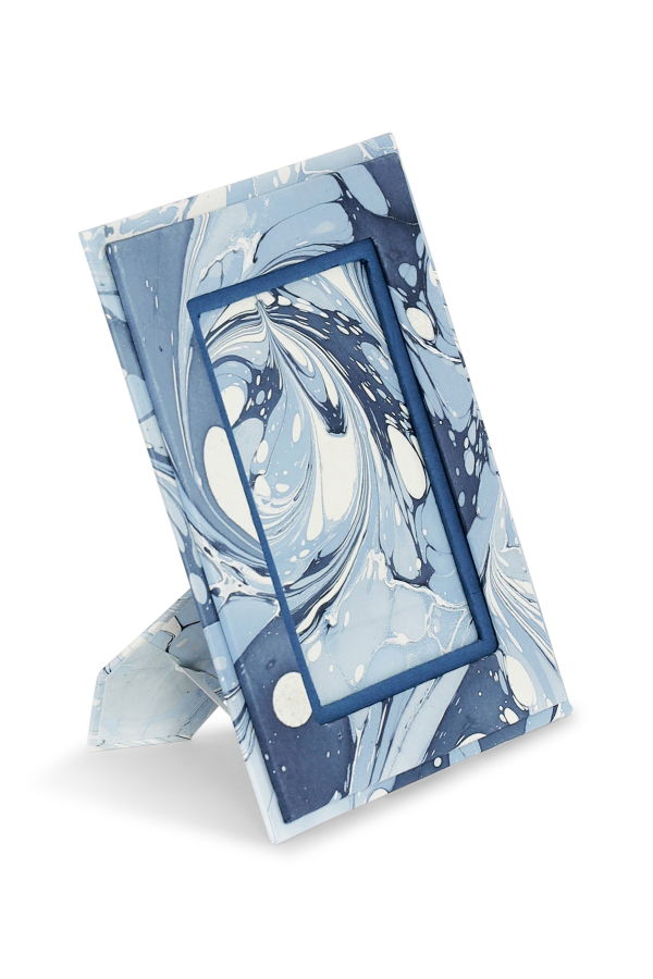 Inner Child Hand-Marbled 4x6 Picture Frame