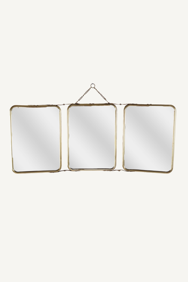 Civil Alchemy Triple Folding Mirror Square
